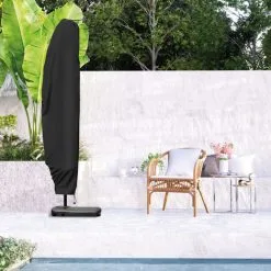 Housse De Protection Imperméable Et Anti-uv Pour Parasol Déporté - 205 X 48 - 57 - 25 Cm - Noir - Linxor - Noir 9 Housse De Protection Imperméable Et Anti-uv Pour Parasol Déporté - 205 X 48 - 57 - 25 Cm - Noir - Linxor - Noir -LINXOR Soldes Boutique 54817295 5