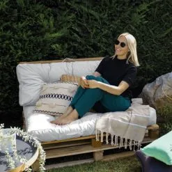 Kit De Coussins Et Assise Capitonnés Pour Palette - Gris Clair - Linxor - Gris Clair 8 Kit De Coussins Et Assise Capitonnés Pour Palette - Gris Clair - Linxor - Gris Clair -LINXOR Soldes Boutique 61352229 4