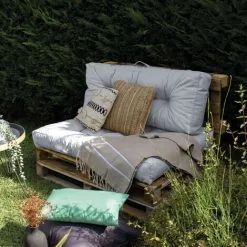 Kit De Coussins Et Assise Capitonnés Pour Palette - Gris Clair - Linxor - Gris Clair 9 Kit De Coussins Et Assise Capitonnés Pour Palette - Gris Clair - Linxor - Gris Clair -LINXOR Soldes Boutique 61352229 5