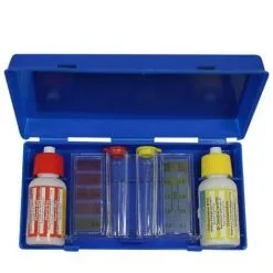 Trousse D'analyse Liquide Pour Ph, Chlore Et Brome - Linxor - Bleu