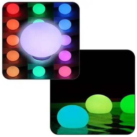 Flatball, Lampe Led Flottante 35cm X 35cm X 24cm Rechargeable + Télécommande - Linxor - Blanc 1 Flatball, Lampe Led Flottante 35cm X 35cm X 24cm Rechargeable + Télécommande - Linxor - Blanc